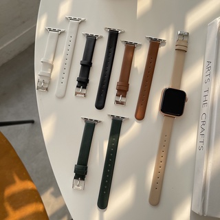 สายนาฬิกาข้อมือหนัง คุณภาพสูง สําหรับ iwatch 49 มม. 45 มม. 41 มม. 44 มม. 40 มม. 42 มม. 38 มม. iwatch Series ultra 8 7 se 6 5 4 3 2 1