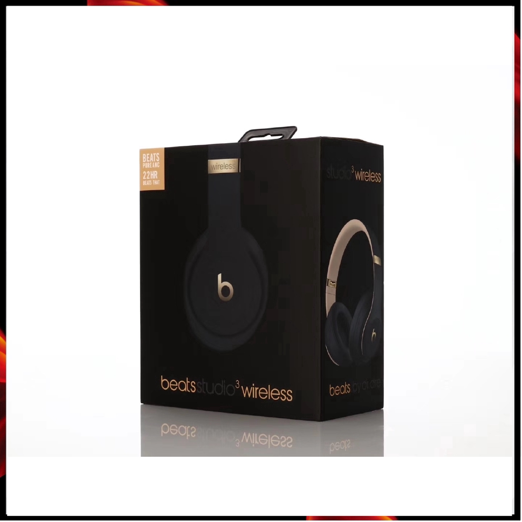 Beats New Dr Earphone Dre Black Red Bluetooth Over Ear Wireless By 3 12 Headphones Months Studio Wireless Warranty Yidz Shopee Thailand