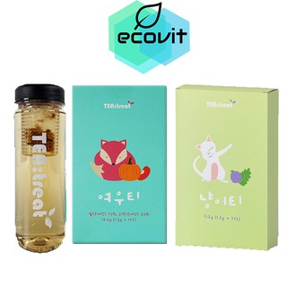 Tea-treat ชาจิ้งจอก/ชาแมว ชาลดบวม ลดน้ำหนัก จากเกาหลี (11ซอง)