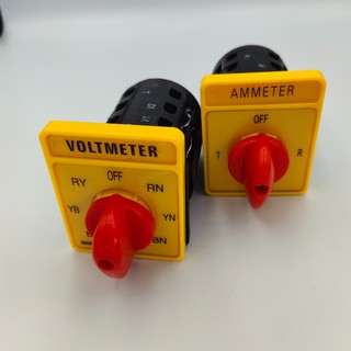 SA16-4-3 AMMETER/ SA16-7-3VOLTMETER SELECTOR SWITCH  โวลท์มิเตอร์/แอมป์มิเตอร์ ซีเล็คเตอร์สวิตช์