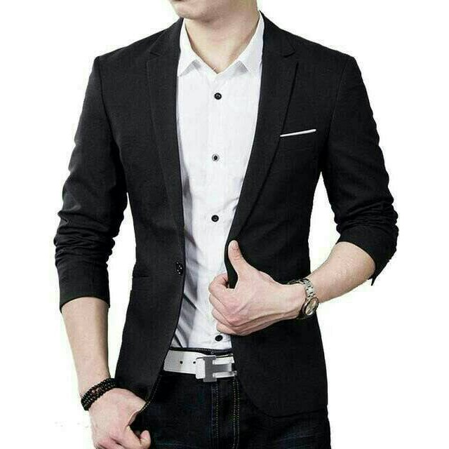 Zara Man Black Blazer Pira / เสื้อเชิ้ตผู้ชาย
