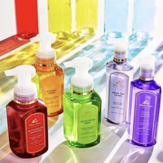 Bath & Body Works Gentle Foaming Hand Soap. 8 oz.โฟมล้างมือฆ่าเชื้อโรค ให้มือสะอาด พร้อมกลิ่นหอมติดมือ ปลอดภัยมั่นใจค่ะ