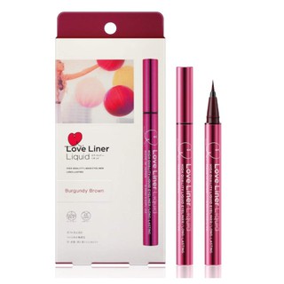 MSH LOVE LINER อายไลเนอร์ ชนิดน้ำ เลิฟ ไลเนอร์ ลิขวิด อายไลเนอร์ สีน้ำตาล เบอร์กันดี บราวน์ สูตรสารสกัดจากแอปเปิ้ล และไฮ