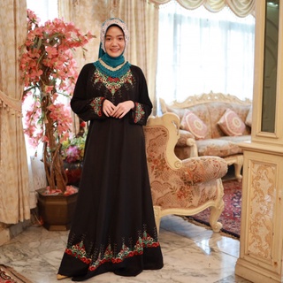 โซเฟีย ชุดอาบาย่ามุสลิม กระโปรงทรง umbrella(ร่ม)บานสะพรั่ง ก…