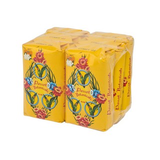 นกแก้ว สบู่พฤกษา สีเหลือง 60 กรัม x 6 ชิ้น Parrot Yellow Botanical Soap 60g x 6 pcs