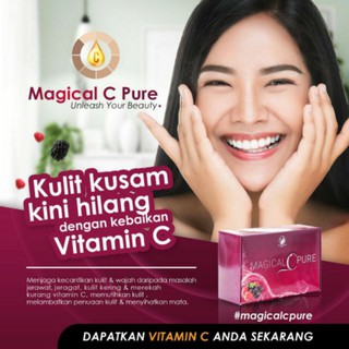 Magical C pure 100%  VitaminCบำรุงภายในขาวใสทั้งชายหญิงผ่านการตรวจฮาชาบ100%นำเข้าจากมาเลเซีย