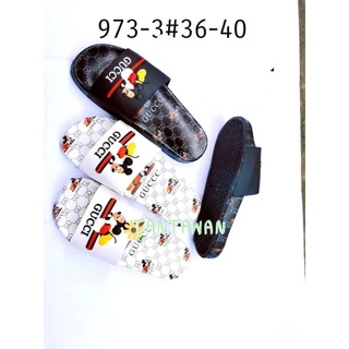 ❤️‍🔥Restock อีกแล้ววว รองเท้าแตะ GuccixMickey mouse คอลเลคชั่นยอดฮิต มาเพิ่มแล้วค่าSize : 36-40Colors: ⚪️⚫️