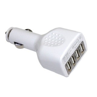 Asiali High-quality 4USB Car Charger รุ่น U421 (White)