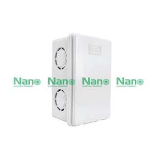 กล่องพักสาย สีขาว Nano-24W