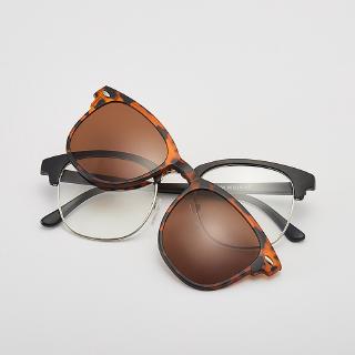 แว่นตากันแดดแฟชั่นสําหรับผู้ชายผู้หญิงเลนส์ polarized มีแม่เหล็ก