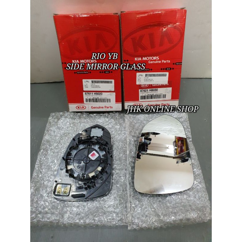 KIA RIO YB SIDE MIRROR GLASS RH87621-H8030 LH87611-H8030