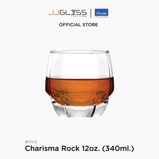 JJGLASS - (Ocean) B17112 Charisma Rock [1กล่อง (6ใบ)] - แก้วชาริชมา ดริ๊งเเวร์ ทัมเบอร์ โอเชี่ยนกลาส Charitma Ocean Glass B17112 Drinkware Tumbler Charitma 12 oz. ( 340 ml.)