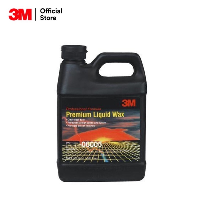 3M 06005 Premium Liquid Wax 3เอ็ม น้ำยาเคลือบรถ พรีเมี่ยม แว็กซ์ ขนาด 946 มล.