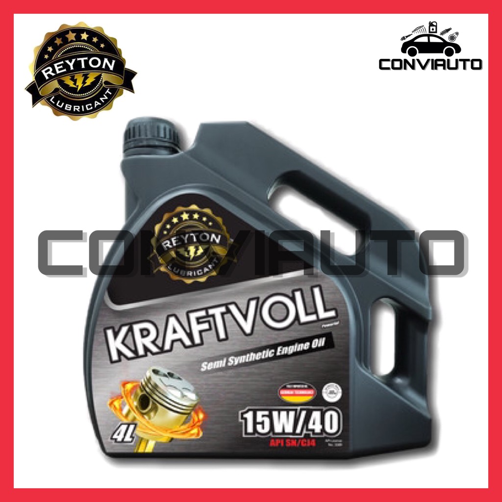 REYTON 15W40 CJ4/SN ENGINE OIL 4ลิตร (TURB+NOS)