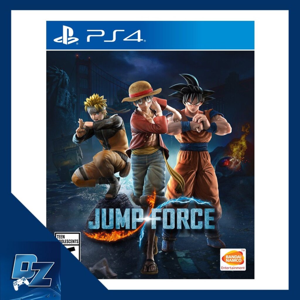 Jump Force PS4 Games Z3 (ซับภาษาไทย) มือ 1 New &amp; มือ 2 Used สภาพดี แผ่นใสกิ๊ง [แผ่นเกมส์ PS4] [แผ่น PS4 แท้] [PS4 Game]