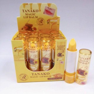 ลิปน้ำผึ้งบำรุงปาก Tanako​ magic​ Lip​ balm​ ลิปมันเปลี่ยนสี​ กลิ่นน้ำผึ้งอ่อนๆ