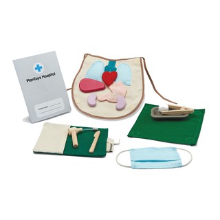 PlanToys 3703 Surgeon Set ของเล่น ชุดคุณหมอผ่าตัด  ของเล่นเสริมพัฒนาการ ของเล่นไม้ ของเล่นสำหรับเด็กอายุ  3 ขวบขึ้นไป