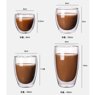 MAYA Coffee แก้วกาแฟ​2ชั้น ทนร้อน