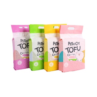 [2 ก.พ. 12.00 / 18.00 น. 60.- ] ทรายเต้าหู้ ทรายแมวเต้าหู้ 6 ลิตร/2.5kg ออร์แกนิค100% ผลิตจากกากถั่วเหลืองธรรมชาติ