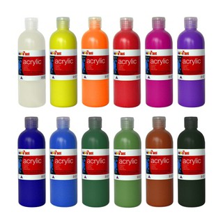 (โค้ดINCSM4Lขั้นต่ำ49ลด20) FAS Fine Art Student Acrylic 500 ml (สีอะคริลิค)