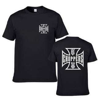 เสื้อยืดแขนสั้นลําลอง พิมพ์ลาย West Coast Choppers แฟชั่นสําหรับผู้ชาย