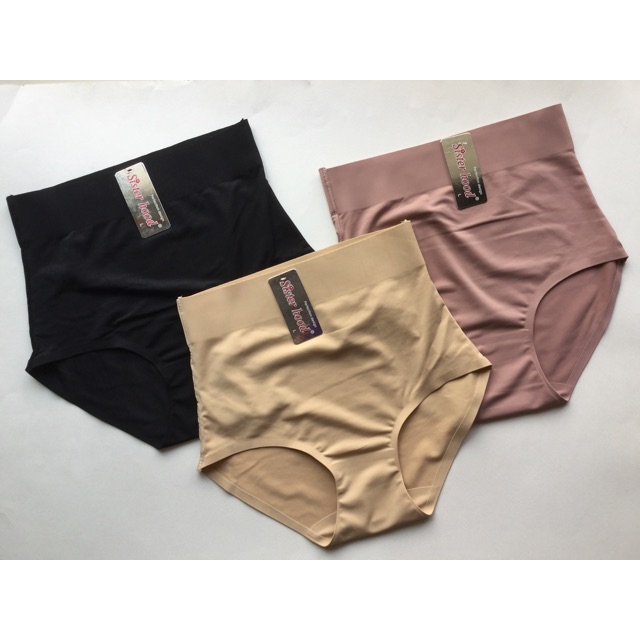 กางเกงในไร้ขอบเอวสูง L,XL ผ้าดีมาก ผ้าลื่น เย็นสบายย!! 213 – โปรปัง