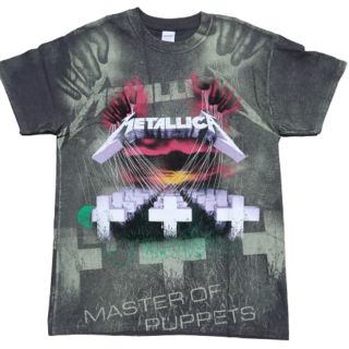 เสื้อวง​ Metallica master of puppets OVPหน้าหลัง.