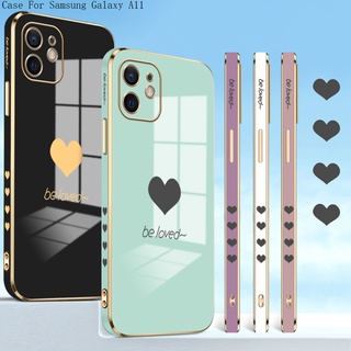 Compatible With Samsung Galaxy A11 A12 A21S A31 A32 A51 A71 A03S A03 4G 5G เคสซัมซุง สำหรับ Case Lover Heart TPU เคส เคสโทรศัพท์ เคสมือถือ