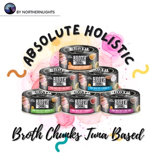 อาหารเปียก : Absolute Holistic Broth Chunks(Cat&amp;Dog) : Tuna based