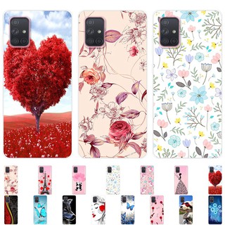 เคสโทรศัพท์ซิลิโคนนุ่มป้องกันรอยสําหรับ Samsung Galaxy A 71 5 กรัม A 71เคส