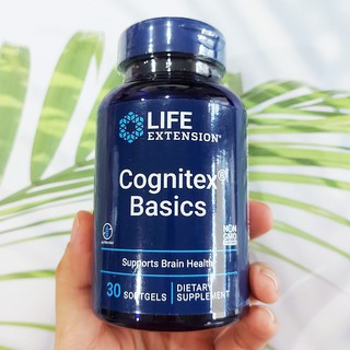 ผลิตภัณฑ์เสริมอาหาร เพื่อสุขภาพสมอง Cognitex Basics 30 Softgels (Life Extension®)