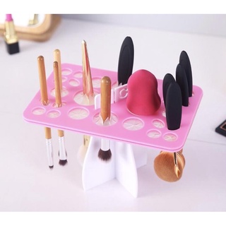 ที่ตากแปรงแต่งหน้า 26 ช่อง ฐานเก็บแปรงแต่งหน้า Makeup Brush Drying