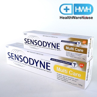 Sensodyne Multicare 50 / 160 g เซนโซดายน์ ยาสีฟัน มัลติแคร์ ขนาด 50 / 160 กรัม