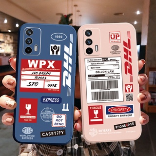 เคสโทรศัพท์มือถือ ขอบสี่เหลี่ยม ลาย WPX DHL สําหรับ OPPO A16 A94 A53 A15 A12 AX7 A52 A72 A92 A74 A54 5G