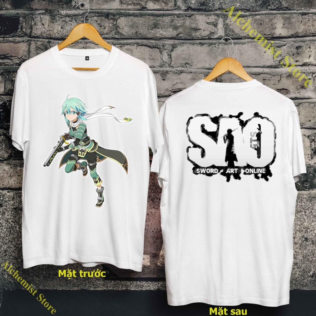 เสื้อยืด Sinon - เสื้อยืด Sword Art Online นุ่ม - โปร่ง - SAO-049
