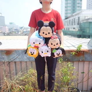 ผ้าห่ม ไส้กรอก Mickey มิกกี้ &amp; Minnie มินนี่ &amp; Donald โดนัลดั๊ก &amp; Daisy เดซี่ดั๊ก &amp; Pluto &amp; Goofy Tsum Tsum 35x52นิ้ว