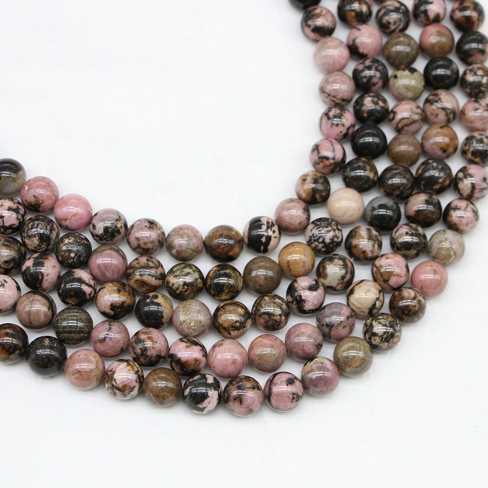 ST.KUNKKA  ลูกปัดหินธรรมชาติสําหรับทําเครื่องประดับ ลูกปัดกลมเพื่อทำกำไล