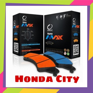 ผ้าเบรก ดิกส์หลัง Honda City 1.5VTI ,Jazz GE ปี08-13 DNX-411R Compact Brakes NanoX