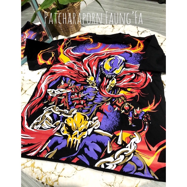 เสื้อยืดลายovpผ้าคอตตอน