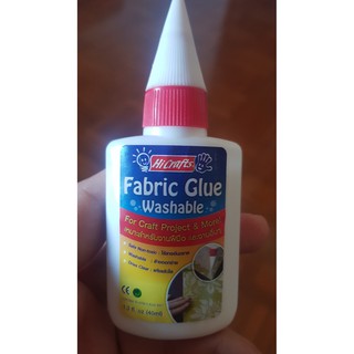 Hi Crafts  กาวติดผ้า 40 กรัม  (1 ขวด) รุ่น FG40 Fabric washable Glue