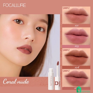 ลิปclay FOCALLURE   ลิปเนื้อกำมะหยี่นุ่ม💄สินค้าพร้อมส่ง #clay #ลิป #สายฝอ #ลิปสายฝอ #นู้ด joyfeel