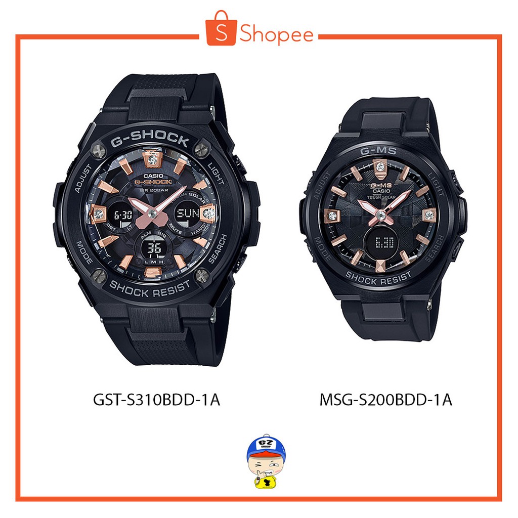 นาฬิกา G-SHOCK,Baby-G รุ่น GST-S310BDD-1A,MSG-S200BDD-1A