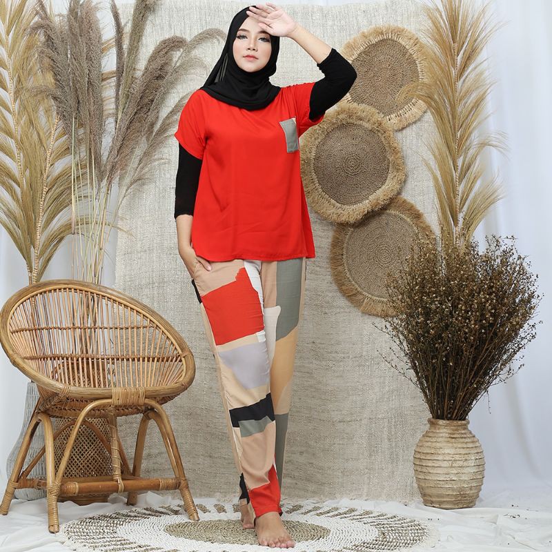 KATUN ORIGINAL Pajama Pants Set Homewear by Salt Executive - ชุดนอนผ้าคอตตอนสุดเท่