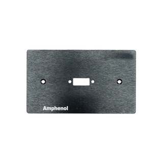 AMPHENOL  AMW-HDMI-001PB Aluminium Outlet Plate Black Colour