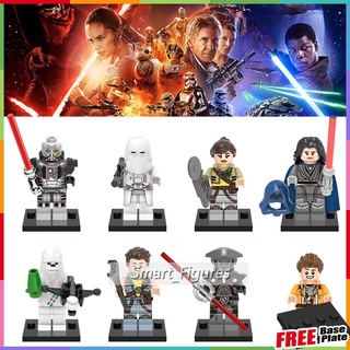 Rowan Minifigures Star Wars Kordi Naare Chewbacca Snowtrooper Darth Malgus ของเล่นของขวัญ Mini Figures X0132