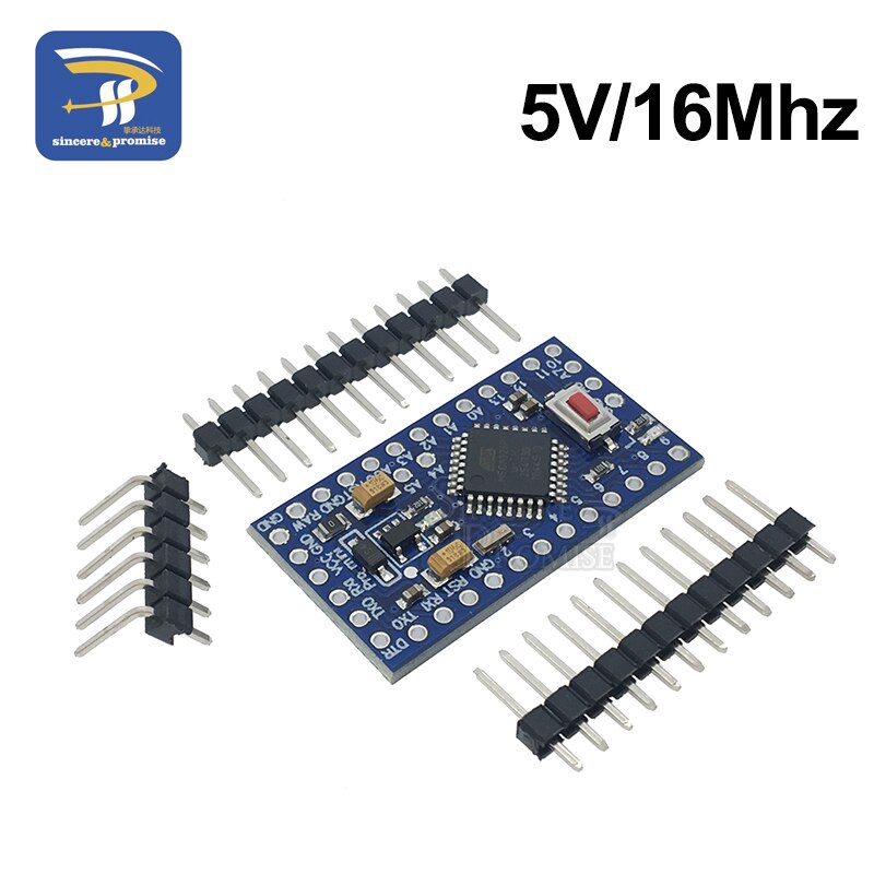 อะไหล่นาโน Pro Mini ATMEGA328 Pro Mini 328 Mini ATMEGA328 3.3V 8MHz 5V 16Mhz สําหรับ Arduino 1 ชิ้น