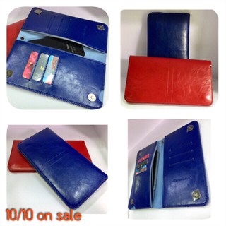 PU Leather Clutch Bag กระเป๋าสตางค์ใบยาว