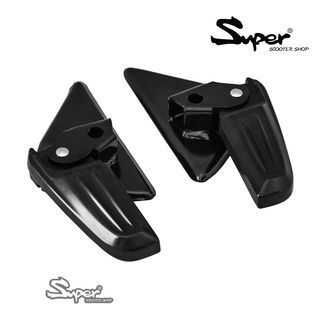 ชุดพักเท้า SUPER สีดำ (FOR VESPA SPRINT , VESPA PRIMAVERA)