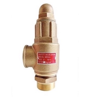 เซฟตี้วาล์ว ทองเหลือง 10 Bar ขนาด 1/2-2 นิ้ว (Bronze Safety Valve 10Bar)