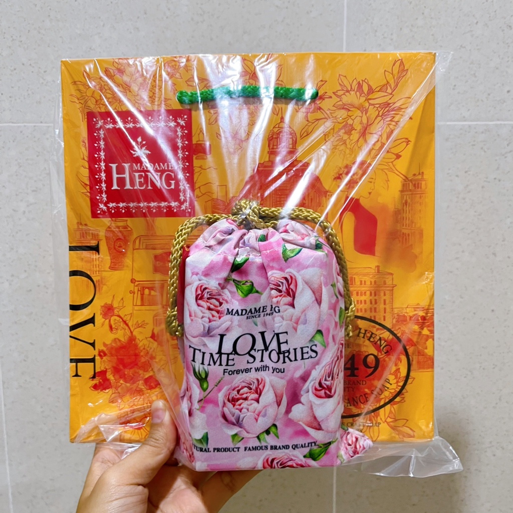 ✖️250 กรัม 📌สบู่มาดามเฮง สบู่ไฮยาโล+ถุงผ้า (ก้อนใหญ่) Madame heng Hyaloe Hydropower soap